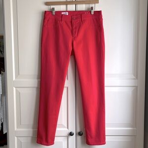 Gap 1969 brand legging Jean in red peach. Size Us 28/6r